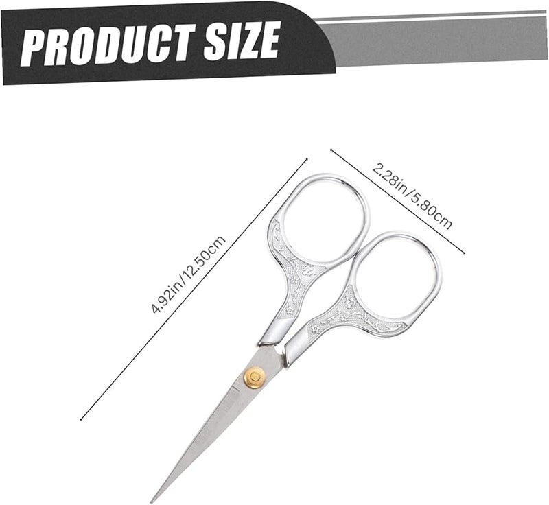 Vintage Stainless Steel Tailor Scissors Lightweight Crafting Cutter Comfortable Handle - Image 2